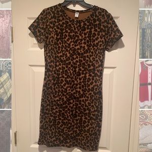 Leopard stretch dress